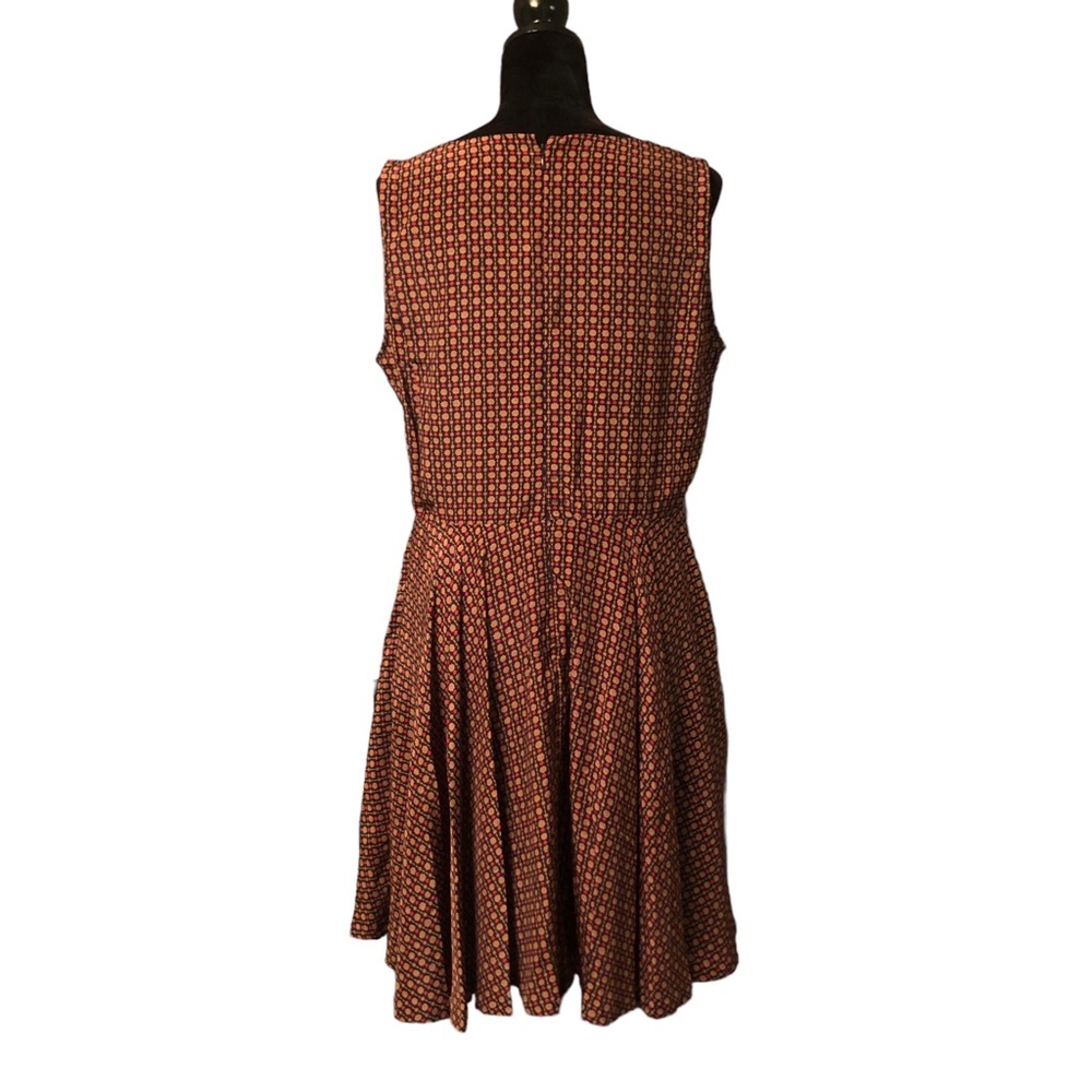 Cremieux Floral Print Flare Dress size 12 - Picture 6 of 8
